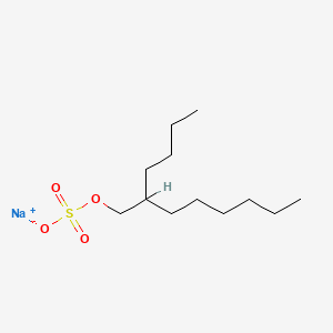 molecular formula C12H25NaO4S B1264695 Sodium 2-butyloctyl sulphate CAS No. 94200-74-5
