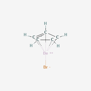 molecular formula C5H5BeBr B12646954 Beryllium, bromo(eta5-2,4-cyclopentadien-1-yl)- CAS No. 52140-35-9