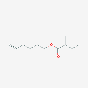 molecular formula C11H20O2 B12646993 Butanoic acid, 2-methyl-, 5-hexen-1-yl ester CAS No. 155514-23-1