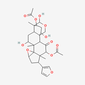 molecular formula C30H38O11 B1264702 Toosendanin 