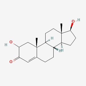 molecular formula C19H28O3 B1264705 2-Hydroxytestosterone 
