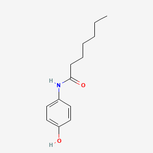 molecular formula C13H19NO2 B12647053 N-(4-Hydroxyphenyl)heptan-1-amide CAS No. 82568-63-6