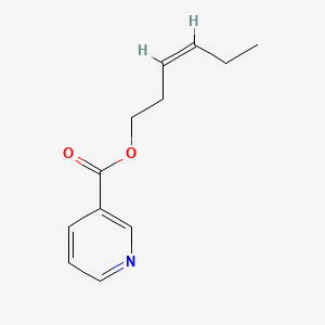 molecular formula C12H15NO2 B12647070 (Z)-Hex-3-enyl nicotinate CAS No. 85098-91-5