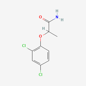 molecular formula C9H9Cl2NO2 B12647100 2-(2,4-Dichlorophenoxy)propionamide CAS No. 36984-15-3