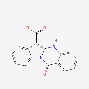 molecular formula C17H12N2O3 B1264712 Phaitanthrin E 