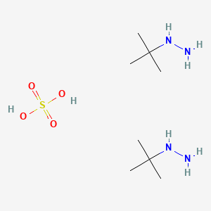 molecular formula C8H26N4O4S B12647124 tert-butylhydrazine;sulfuric acid CAS No. 87327-85-3