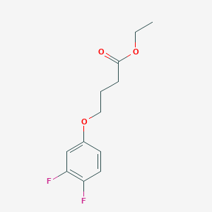 molecular formula C12H14F2O3 B12647126 Ethyl 4-(3,4-difluoro-phenoxy)butanoate 