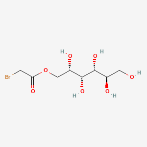molecular formula C8H15BrO7 B12647142 D-Glucitol 1-(bromoacetate) CAS No. 94201-42-0