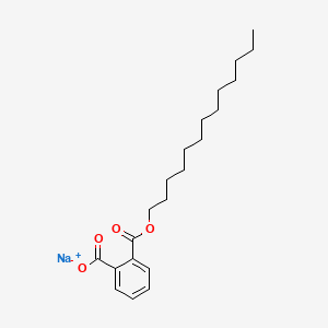 molecular formula C21H31NaO4 B12647143 Sodium tridecyl phthalate CAS No. 94108-01-7