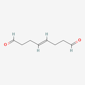 molecular formula C8H12O2 B12647149 Oct-4-ene-1,8-dial CAS No. 51097-60-0