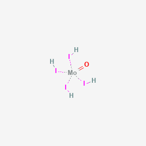 molecular formula H4I4MoO B1264715 tetraiodidooxidomolybdate(V) 