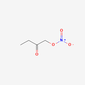 molecular formula C4H7NO4 B12647162 2-Oxobutyl nitrate CAS No. 138779-12-1