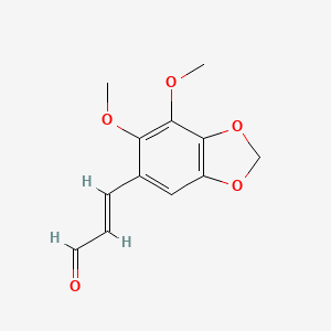 molecular formula C12H12O5 B12647173 Dillapional CAS No. 38971-74-3