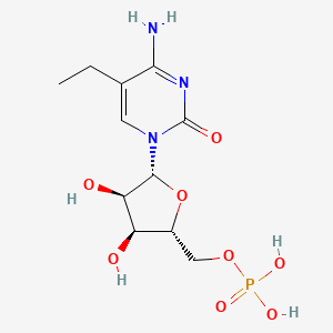 molecular formula C11H18N3O8P B12647226 5-Ethylcytidine 5'-monophosphate CAS No. 117309-81-6