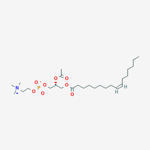 1-(9Z-hexadecenoyl)-2-acetyl-sn-glycero-3-phosphocholine