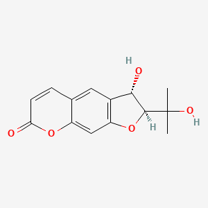 molecular formula C14H14O5 B12647309 Xanthoarnol CAS No. 849144-95-2