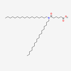 molecular formula C42H83NO3 B12647326 6-(Dioctadecylamino)-6-oxohexanoic acid CAS No. 94135-17-8