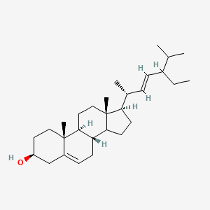 molecular formula C29H48O B12647329 (3beta,24xi)-Stigmasta-5,22-dien-3-ol CAS No. 76250-40-3