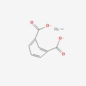 molecular formula C8H4O4Pb B12647346 Lead isophthalate CAS No. 38787-87-0