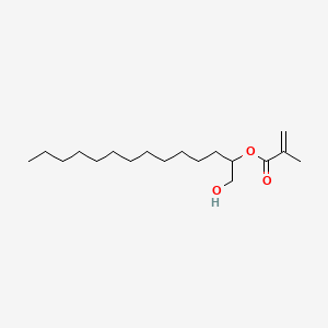 molecular formula C18H34O3 B12647402 1-(Hydroxymethyl)tridecyl methacrylate CAS No. 93804-72-9