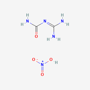 molecular formula C2H7N5O4 B12647455 Amidinourea nitrate CAS No. 31516-52-6