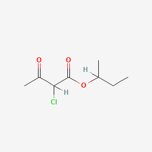 molecular formula C8H13ClO3 B12647488 sec-Butyl 2-chloroacetoacetate CAS No. 85153-47-5