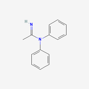 molecular formula C14H14N2 B12647528 N,N-Diphenylacetamidine CAS No. 71607-45-9