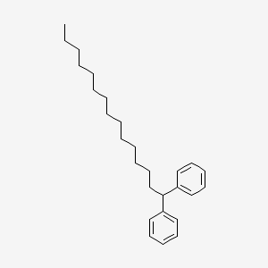 molecular formula C27H40 B12647531 Diphenylpentadecane CAS No. 97392-70-6