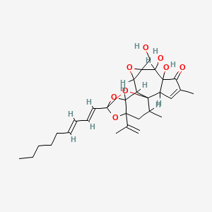 molecular formula C30H40O8 B12647542 Simplexin, 22,23,24,25-tetradehydro- CAS No. 52306-12-4