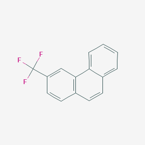 molecular formula C15H9F3 B1264758 3-(Trifluoromethyl)phenanthrene CAS No. 839-81-6