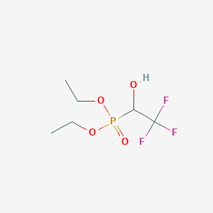 molecular formula C6H12F3O4P B126476 Diethyl (2,2,2-trifluoro-1-hydroxyethyl)phosphonate CAS No. 156748-67-3