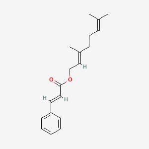 molecular formula C19H24O2 B12647608 (,6E)-3,7-Dimethyl-2,6-octadienyl cinnamate CAS No. 71605-84-0