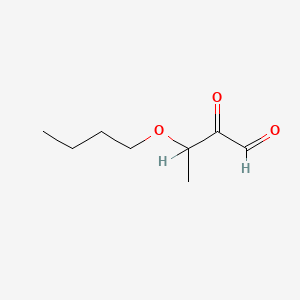 molecular formula C8H14O3 B12647614 3-Butoxy-2-oxobutyraldehyde CAS No. 94291-55-1