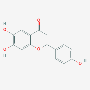 molecular formula C15H12O5 B1264764 6,7,4'-Trihydroxyflavanone 