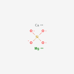 molecular formula CaMgO4Si B12647643 calcium;magnesium;silicate CAS No. 13813-64-4