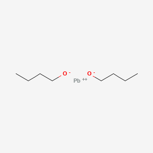 molecular formula C8H18O2Pb B12647648 Lead dibutanolate CAS No. 65119-94-0