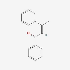 molecular formula C16H14O B12647659 Dypnone, Z- CAS No. 54435-79-9