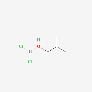 molecular formula C4H10Cl2OTi B12647707 Dichloro(2-methylpropan-1-olato)titanium CAS No. 97259-78-4