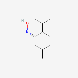 molecular formula C10H19NO B12647726 Cyclohexanone, 5-methyl-2-(1-methylethyl)-, oxime CAS No. 19096-86-7
