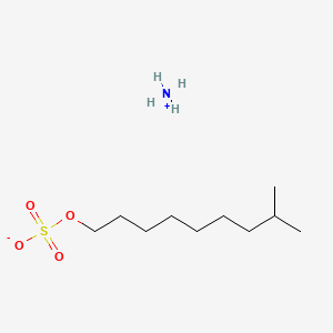 molecular formula C10H25NO4S B12647727 Ammonium isodecyl sulphate CAS No. 85909-50-8