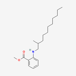 molecular formula C20H33NO2 B12647742 Methyl 2-((2-methylundecyl)amino)benzoate CAS No. 94201-27-1