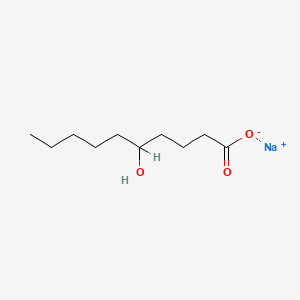 B1264779 Sodium 5-hydroxydecanoate CAS No. 71186-53-3
