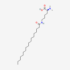 molecular formula C26H52N2O3 B12647835 N2,N2-Dimethyl-N6-(1-oxooctadecyl)-L-lysine CAS No. 90147-01-6
