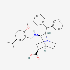 molecular formula C32H38N2O3 B1264784 Unii-ZR1QH2M5JA CAS No. 146725-78-2