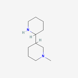 molecular formula C11H22N2 B12647860 1'-Methyl-2,3'-bipiperidine CAS No. 85237-64-5