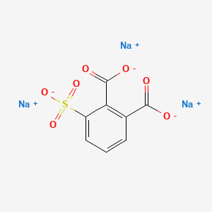 molecular formula C8H3Na3O7S B12647880 Trisodium sulphonatophthalate CAS No. 52642-40-7