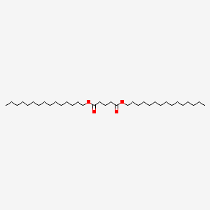 molecular formula C35H68O4 B12647902 Dipentadecyl glutarate CAS No. 26720-15-0