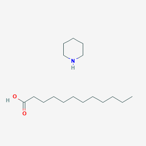 molecular formula C17H35NO2 B12647909 Piperidinium laurate CAS No. 28692-94-6