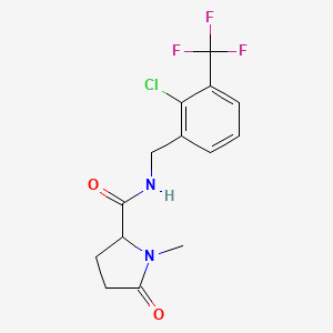 molecular formula C14H14ClF3N2O2 B1264793 GSK-1482160 CAS No. 1001389-72-5