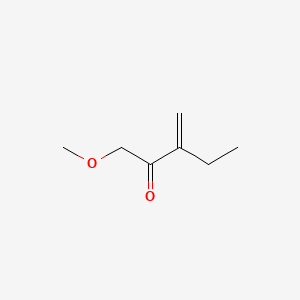 molecular formula C7H12O2 B12647966 1-Methoxy-3-methylene-2-pentanone CAS No. 55956-45-1